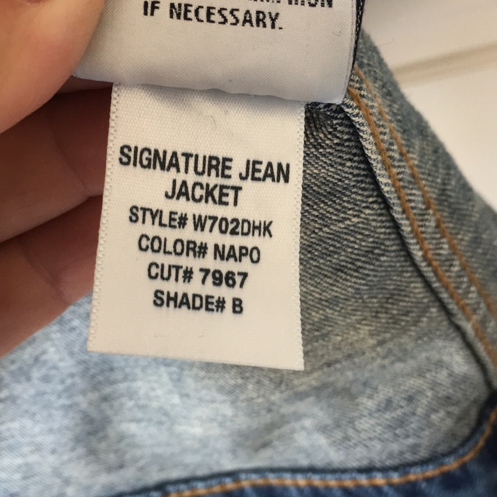 Hudson ‘Signature’ Jean Jacket Vintage Napoli SZ L - Picture 8 of 10